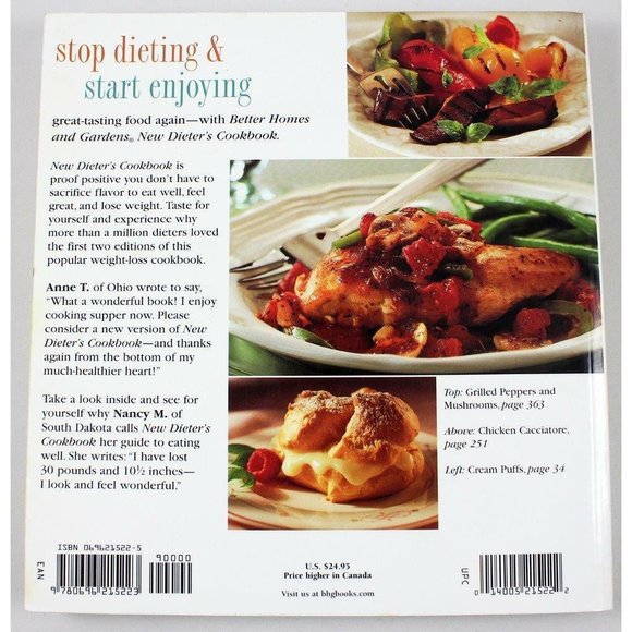 New Dieter's Cookbook (2002, Paperback, Revised edition) Better Homes & Gardens - Picture 2 of 12